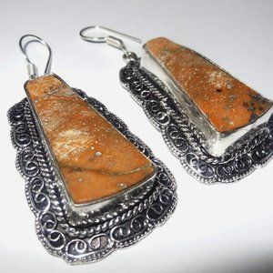 Earrings Honey Dendrite Astrological & Feng Shui Remedy Jewelry